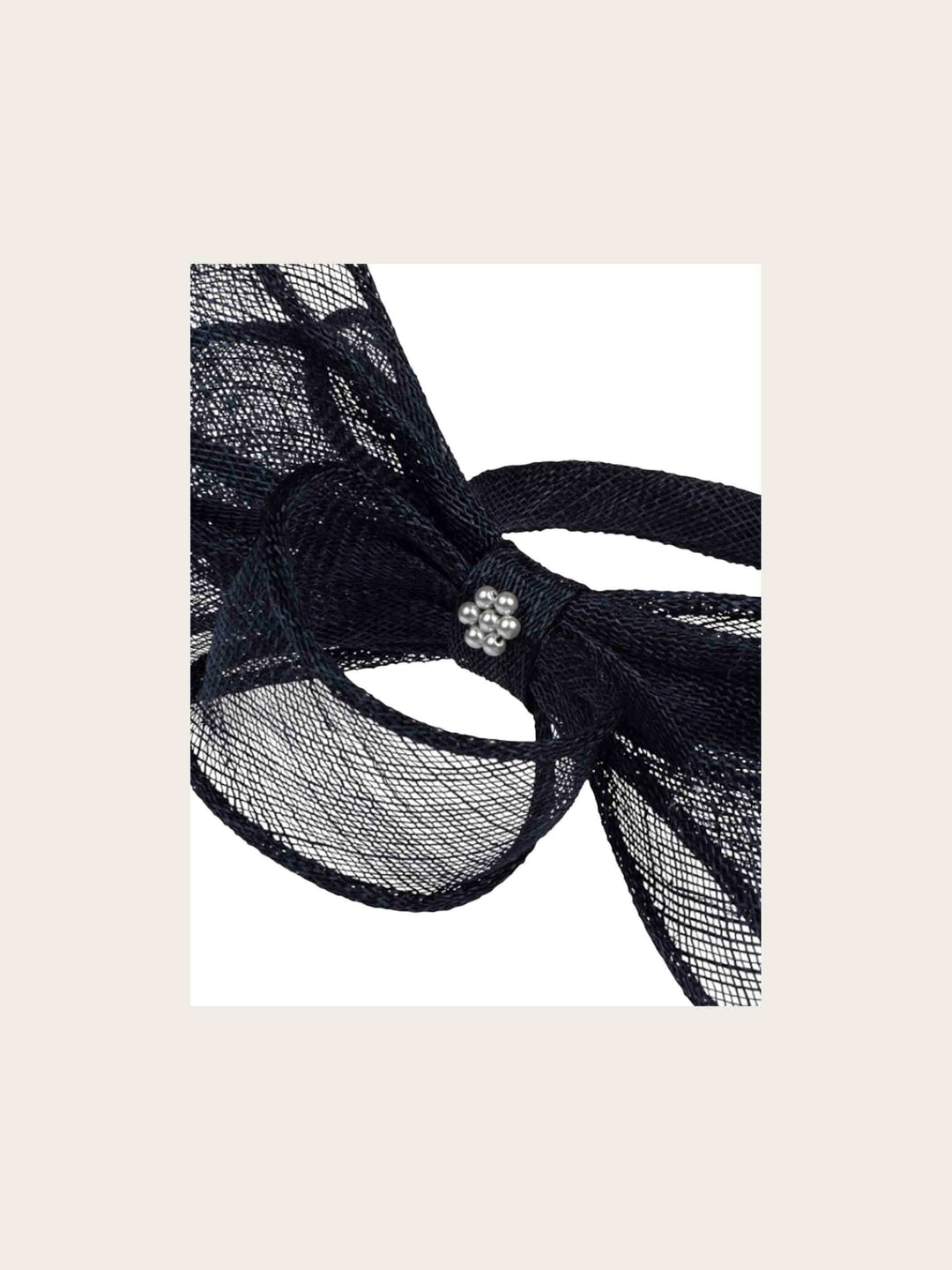 Stilvoller Loevenich Haarreif mit Sinamay Schleife