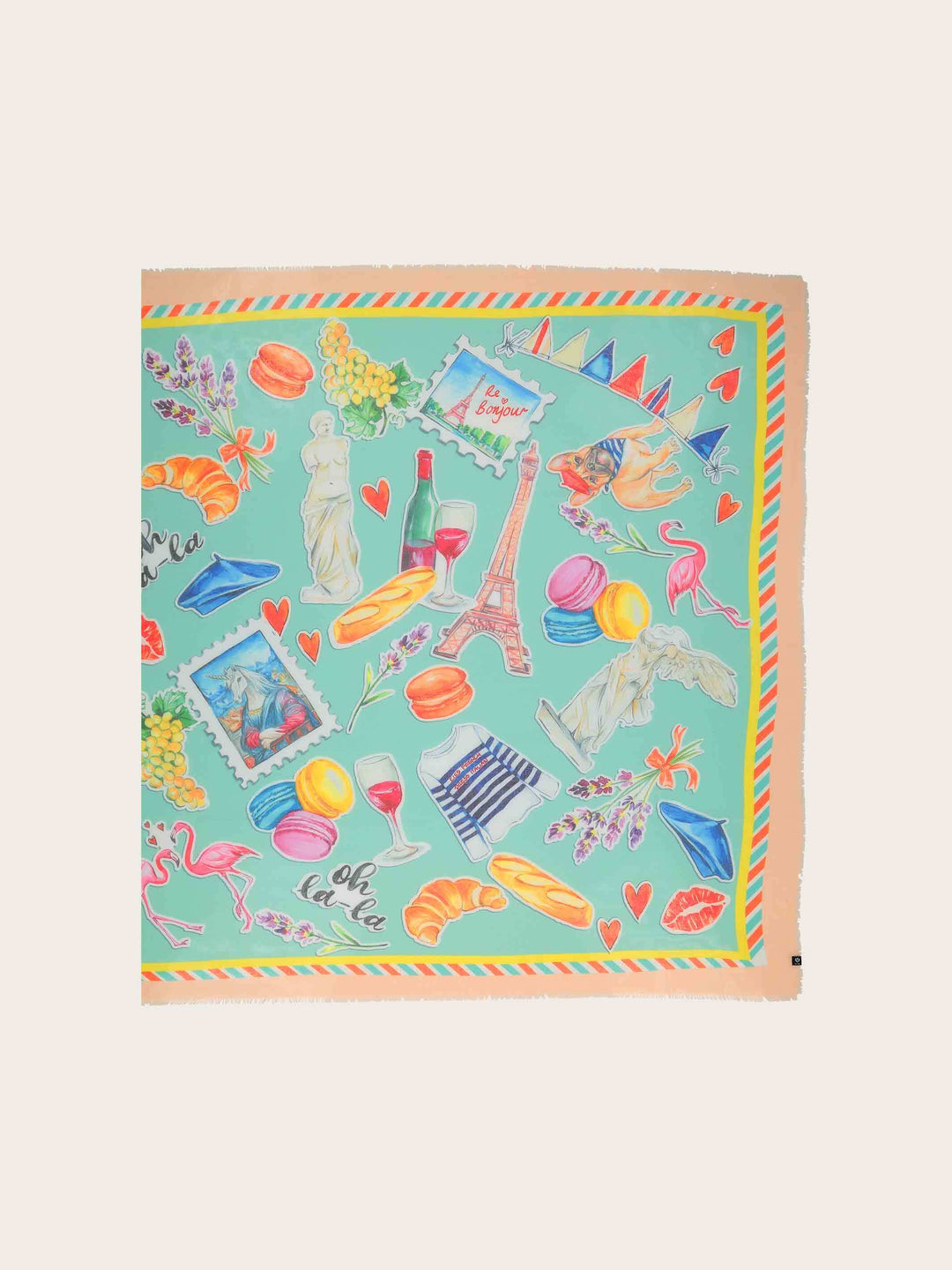 Sustainability Collection - Tuch im Frankreich-Design