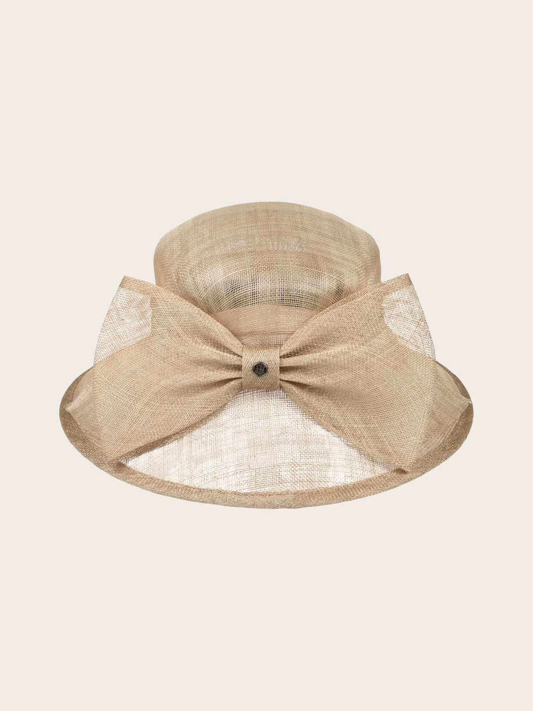 Eleganter Loevenich Matelot Hut mit großer Sinamay Schleife