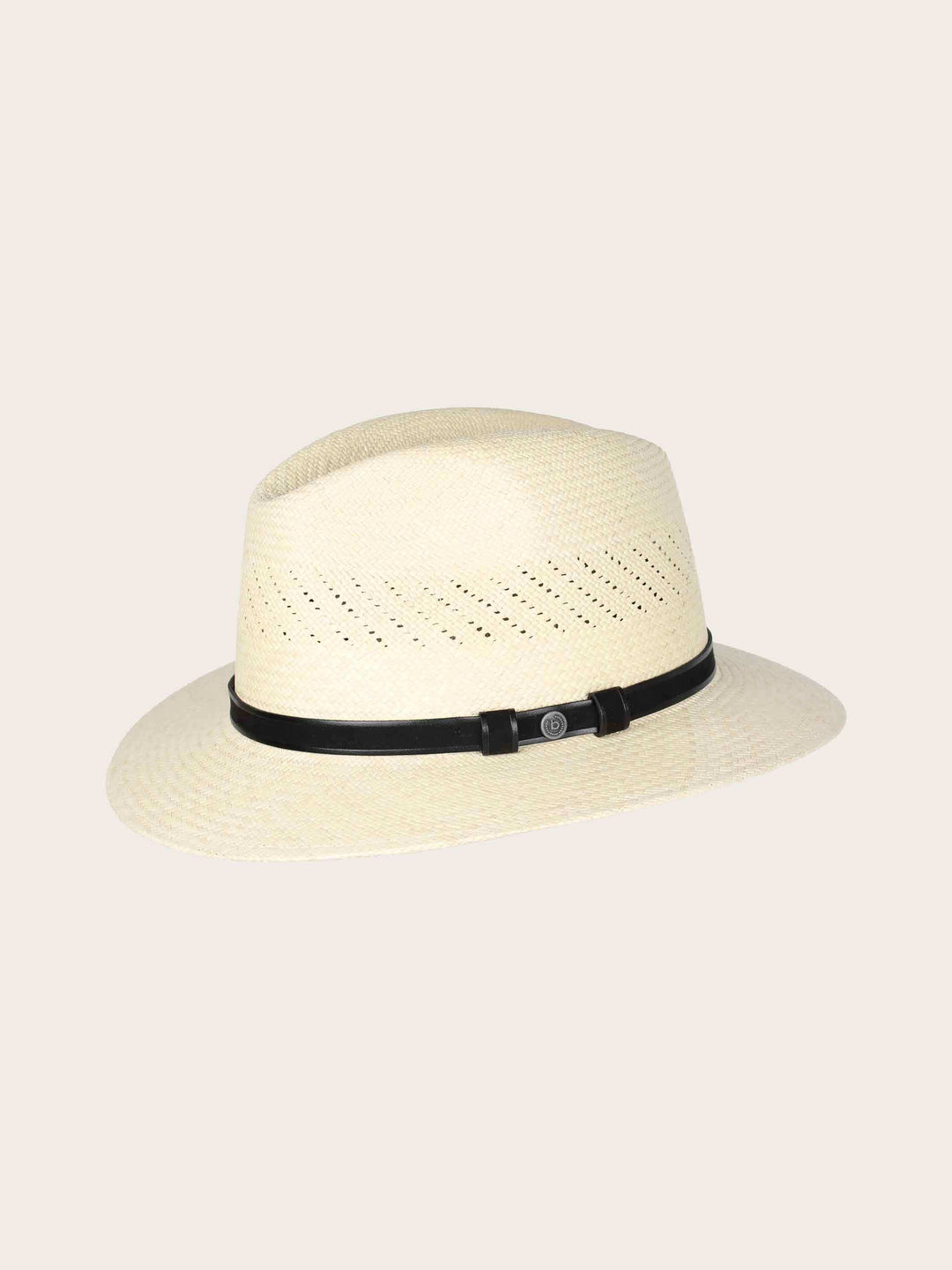 bugatti Panamahut mit Leder-Hutband