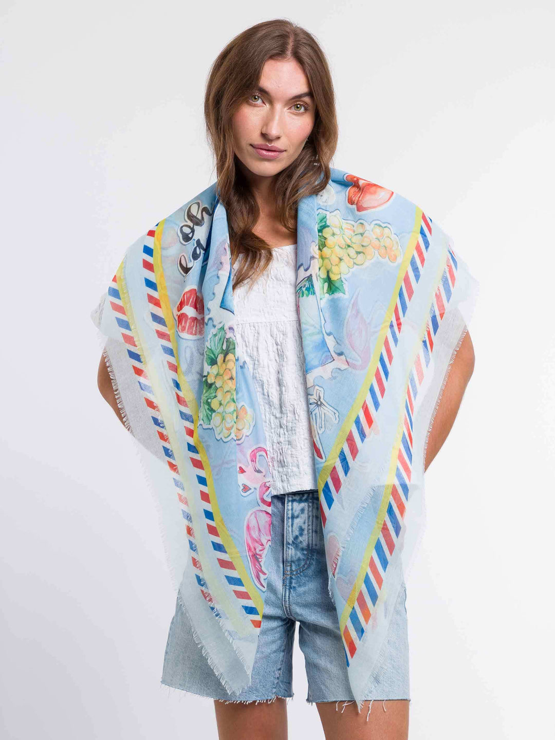 Tuch im Frankreich-Design