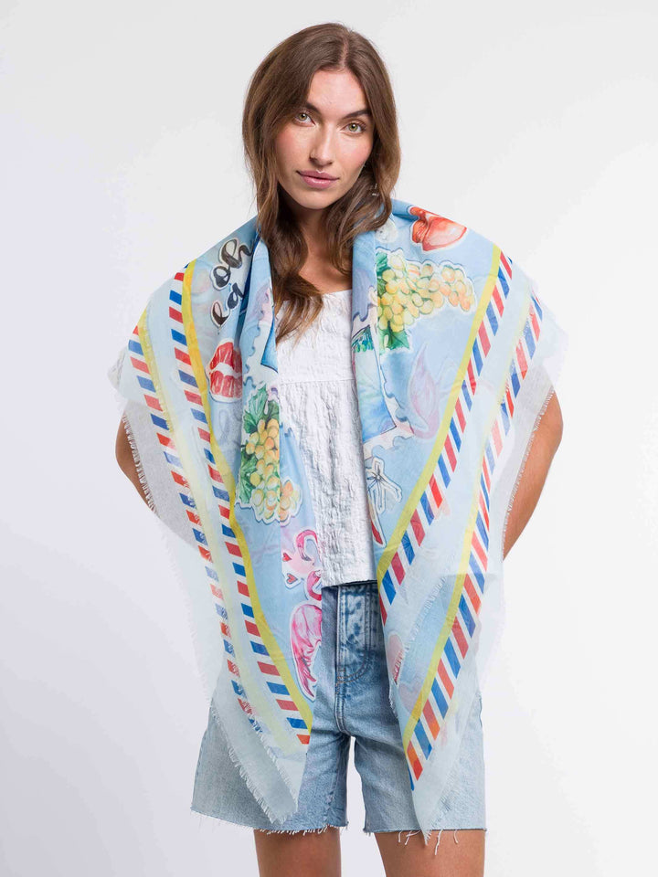 Tuch im Frankreich-Design
