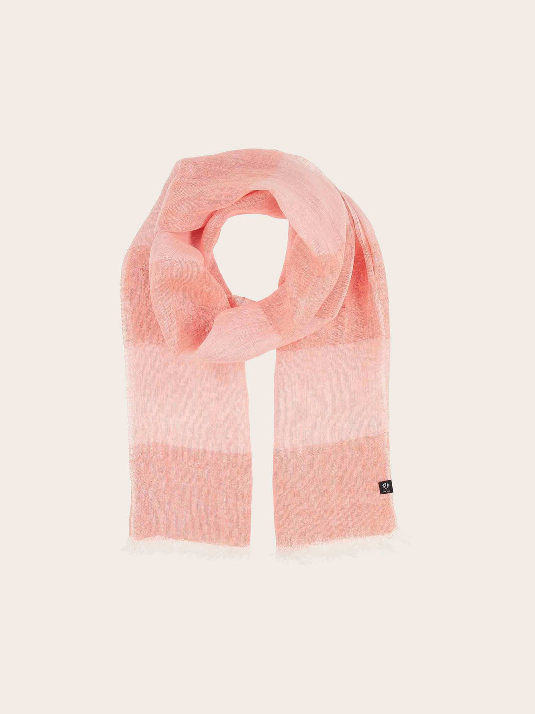 Gestreifter Leinenschal