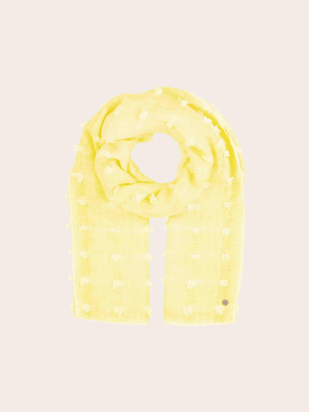 Fil Coupé Stola mit Quadraten