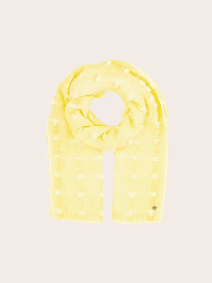 Fil Coupé Stola mit Quadraten