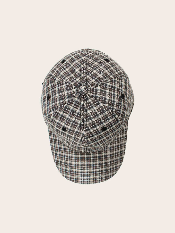 Sommerliche bugatti Baseballkappe mit klassischem Karomuster