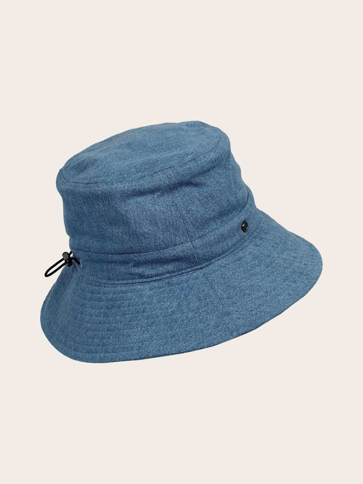 Loevenich Denim Bucket Hat aus Baumwollmaterial