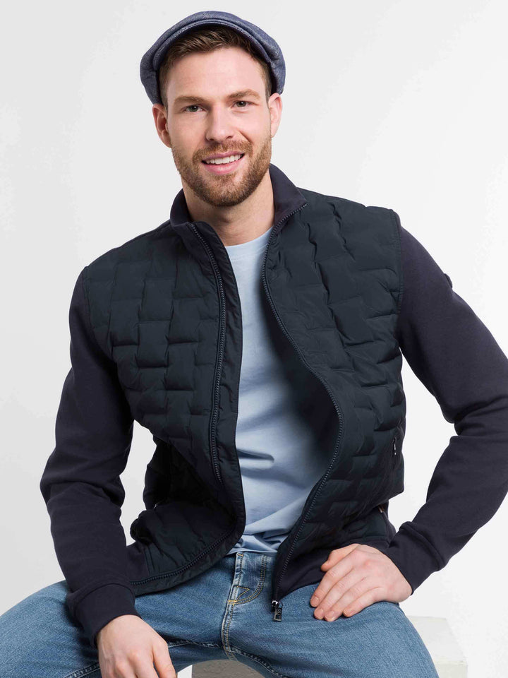 bugatti Ballonmütze im Bakerboy Cap Stil in Leinenmischung