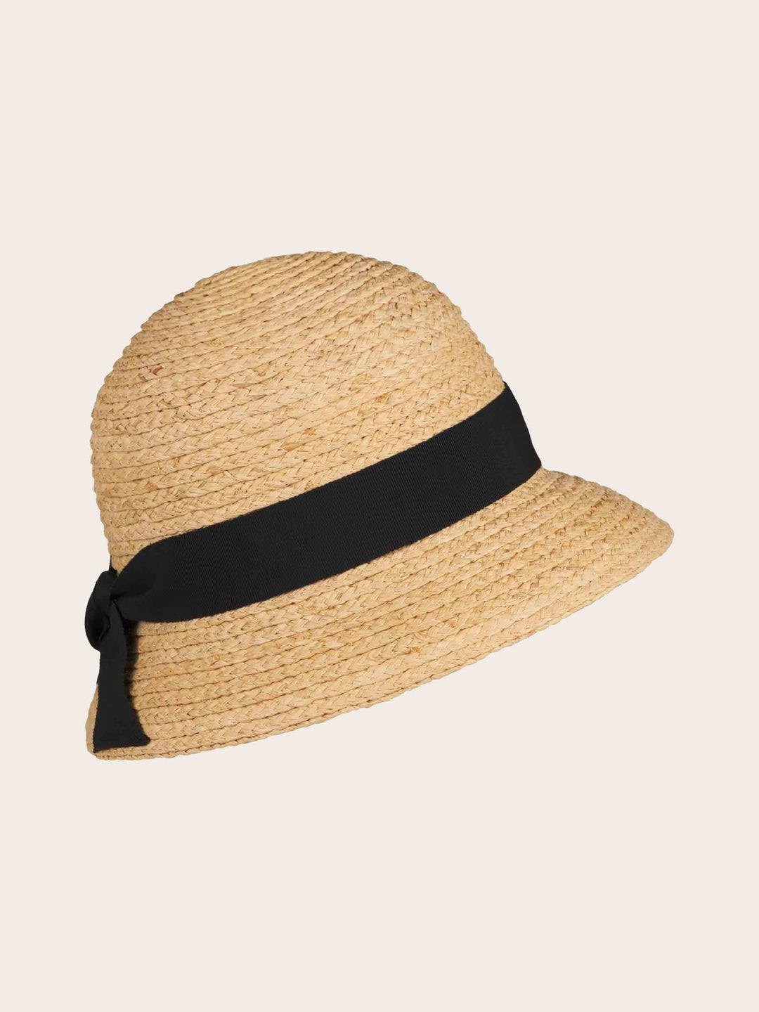 Lässiger Loevenich Strohhut aus Raffia geflochten