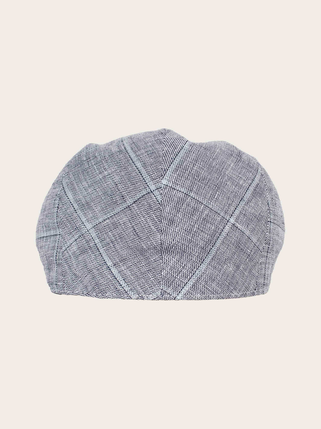 Karierte bugatti Schirmmütze in Leinenmischung