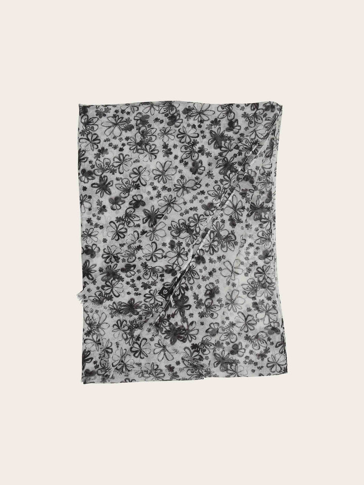 Schal mit Blümchen-Design