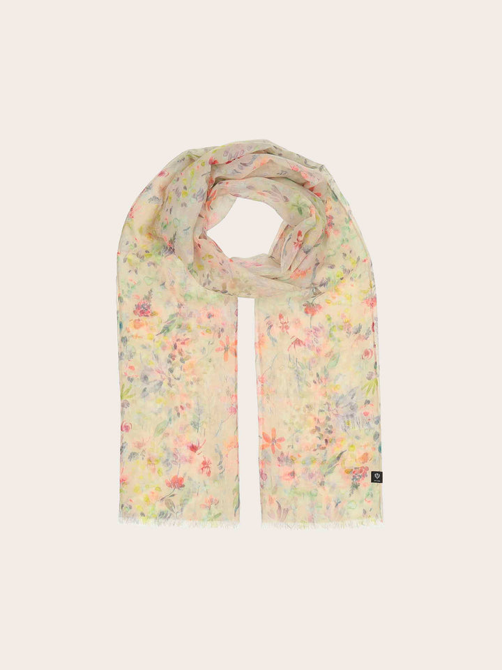 Schal mit zartem Blumen-Design
