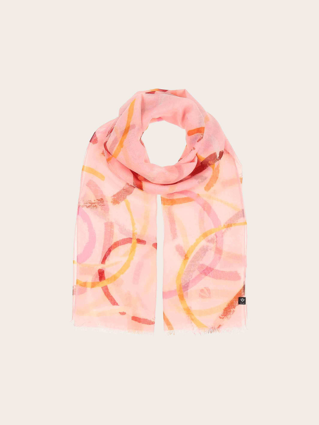 Sustainability Collection - Schal mit bunten Kreisen