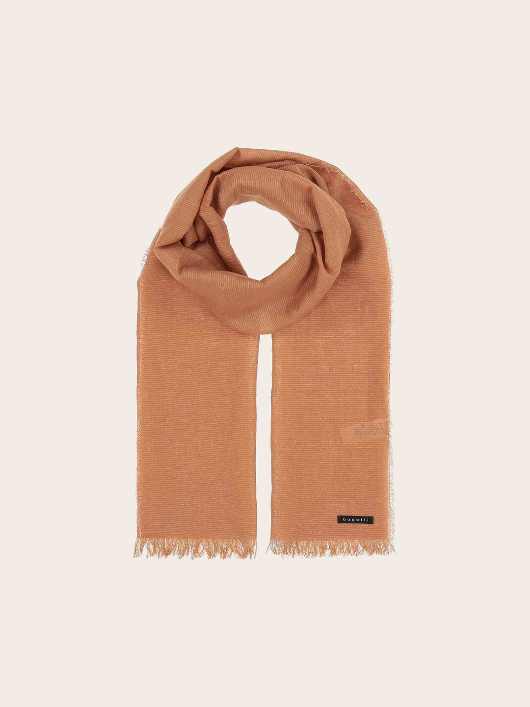 Einfarbige bugatti Stola in Leinenmischung