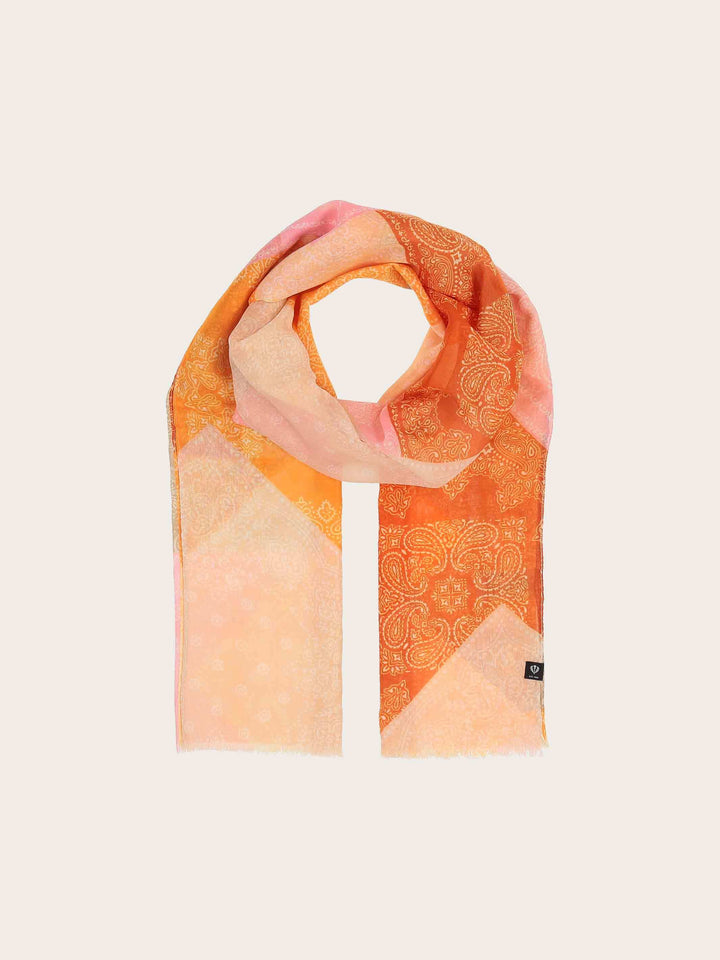 Sustainability Collection - Stola mit Paisley-Design und geometrischem Muster