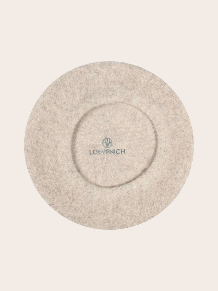 Klassische Loevenich Baskenmütze aus reiner Wolle