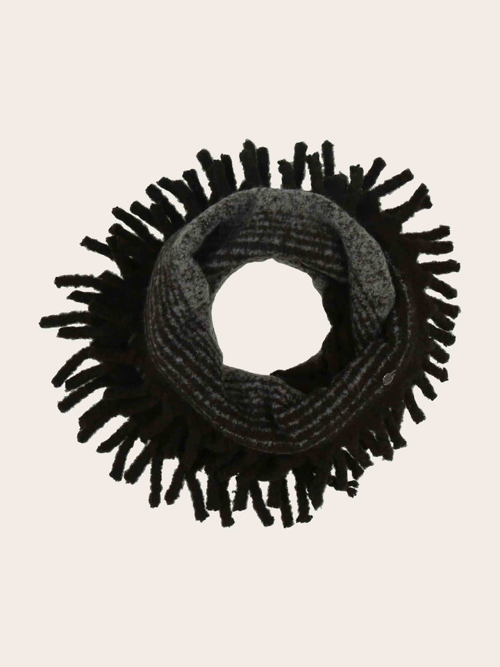 Loop mit Ombré-Design und XL-Fransen