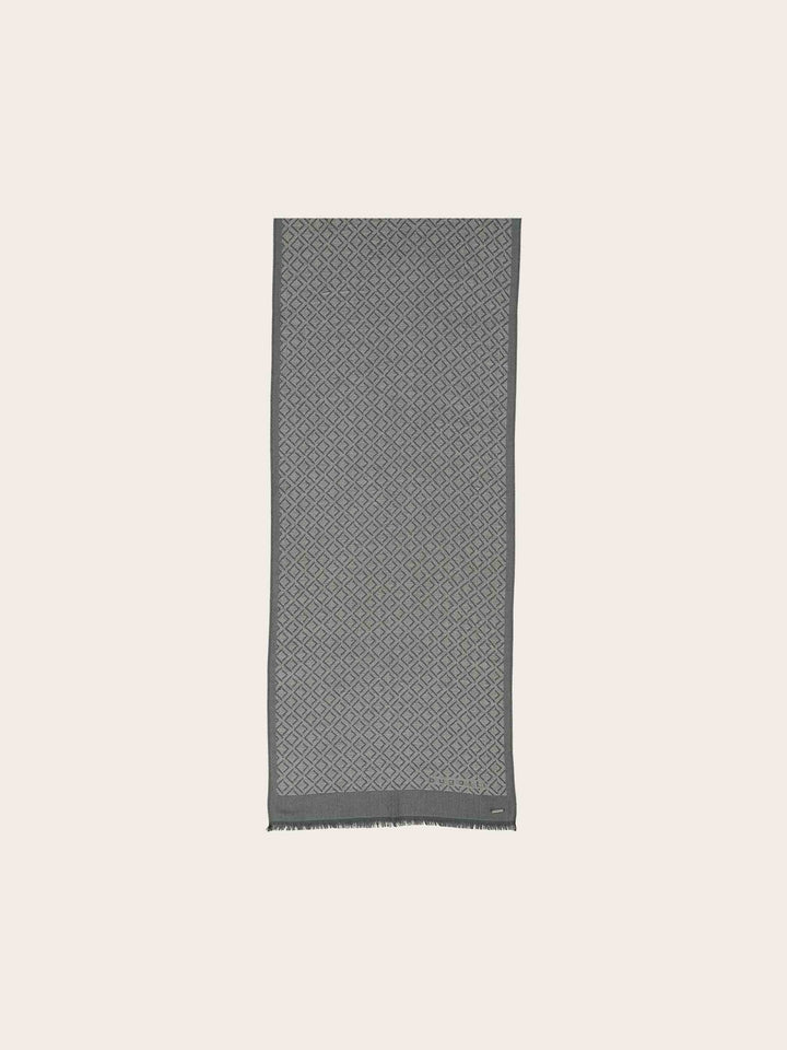 Leichter bugatti Schal mit geometrischem Muster