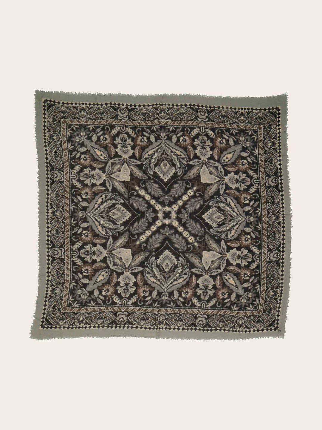 Tuch mit Paisley-Print aus reiner Wolle