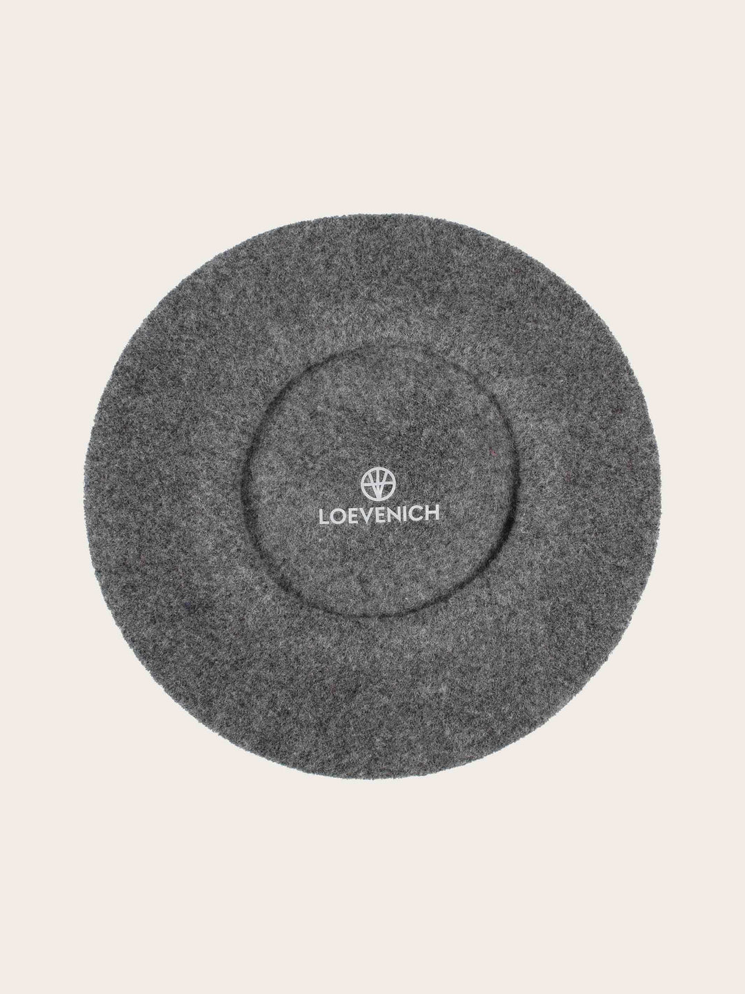 Klassische Loevenich Baskenmütze aus reiner Wolle