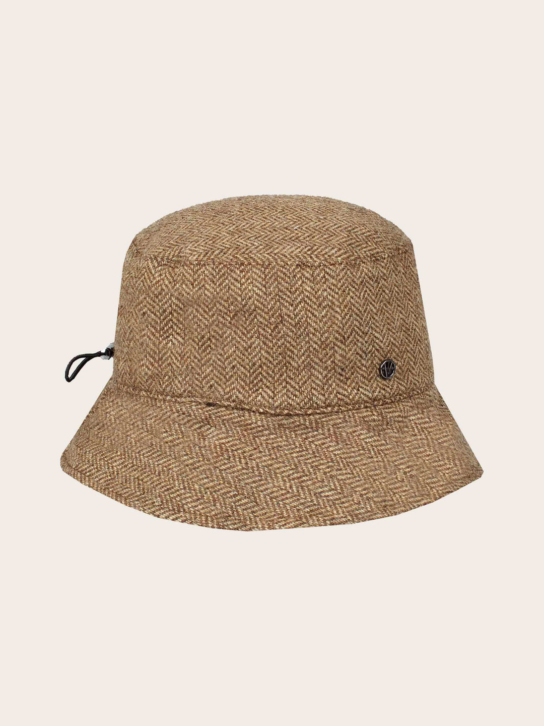 Gefütterter Loevenich Bucket Hat mit Fischgrät-Design