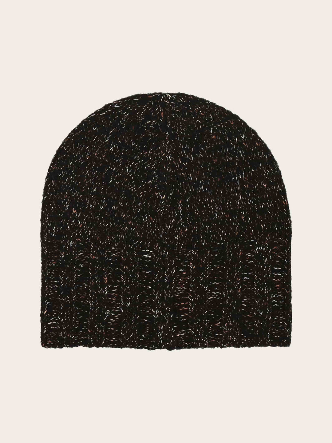 Melierte Strickmütze mit Glitzer