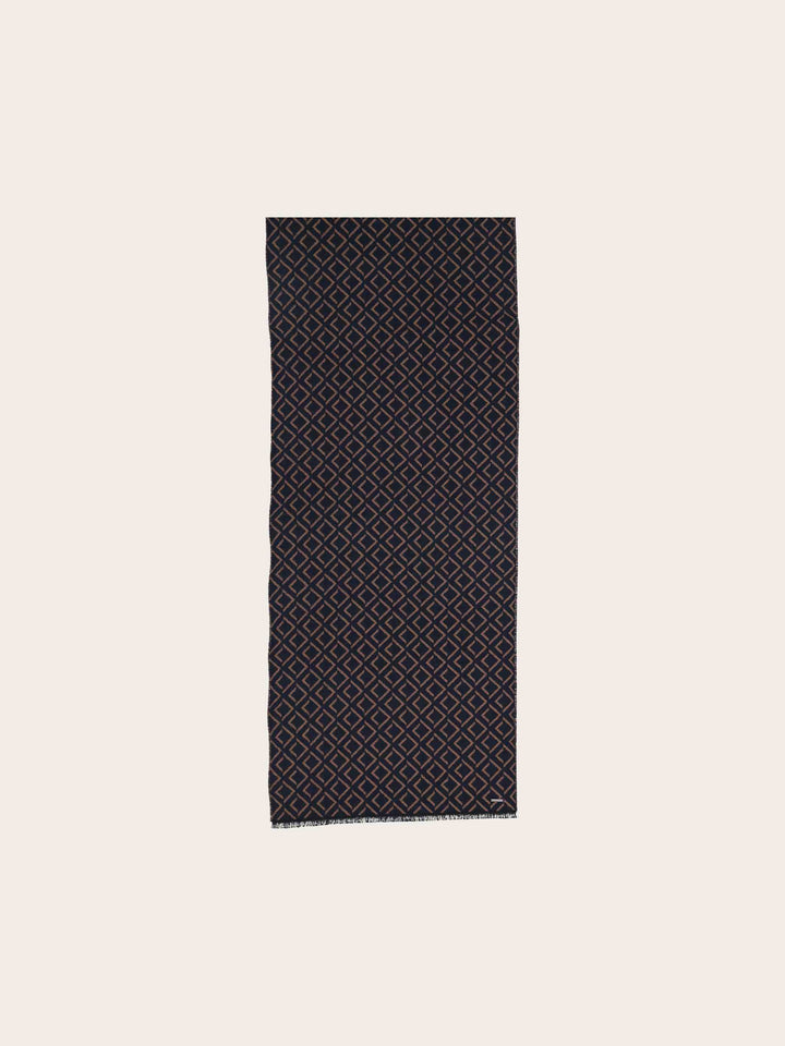 bugatti Doubleface-Schal mit geometrischem Design