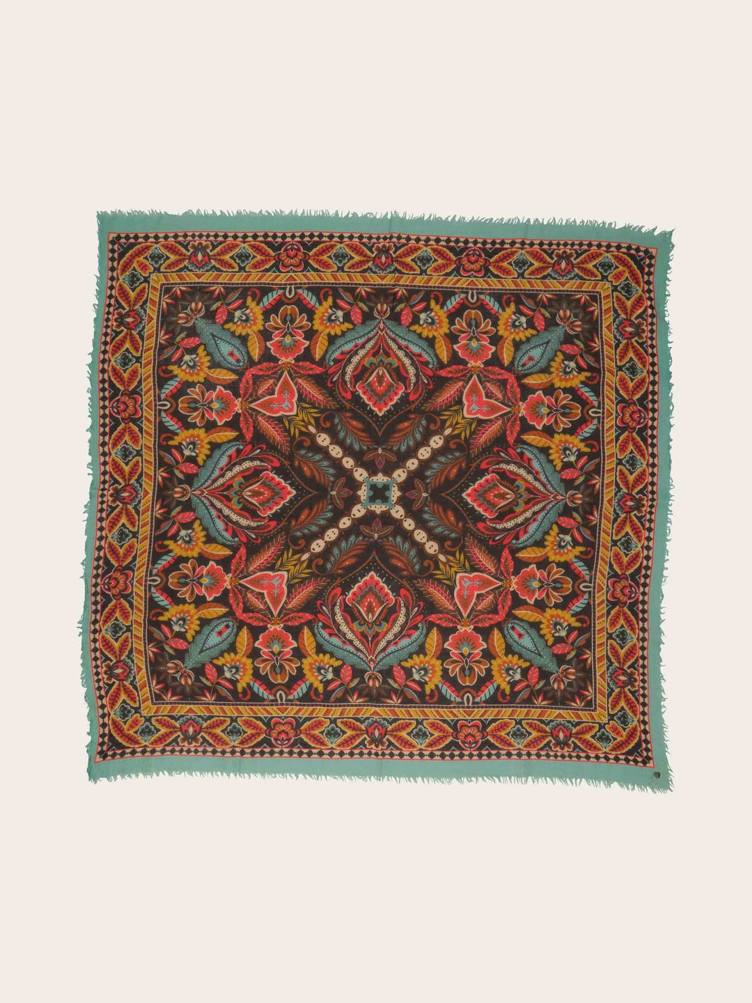 Tuch mit Paisley-Print aus reiner Wolle