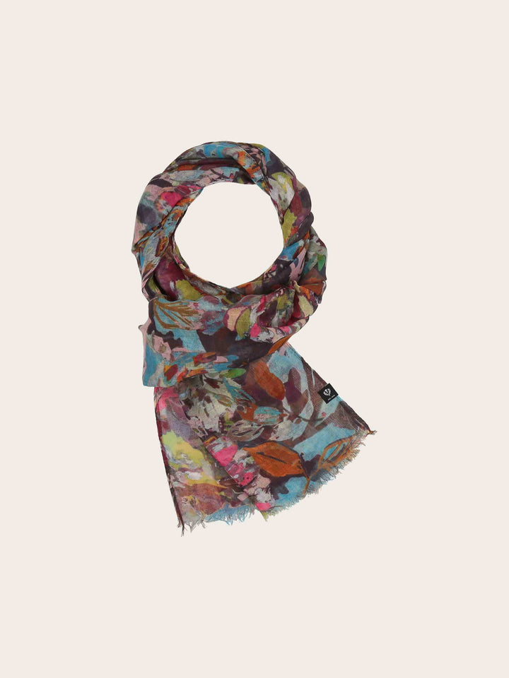 Sustainability Edition - Leichter Schal mit Allover Blumen-Print