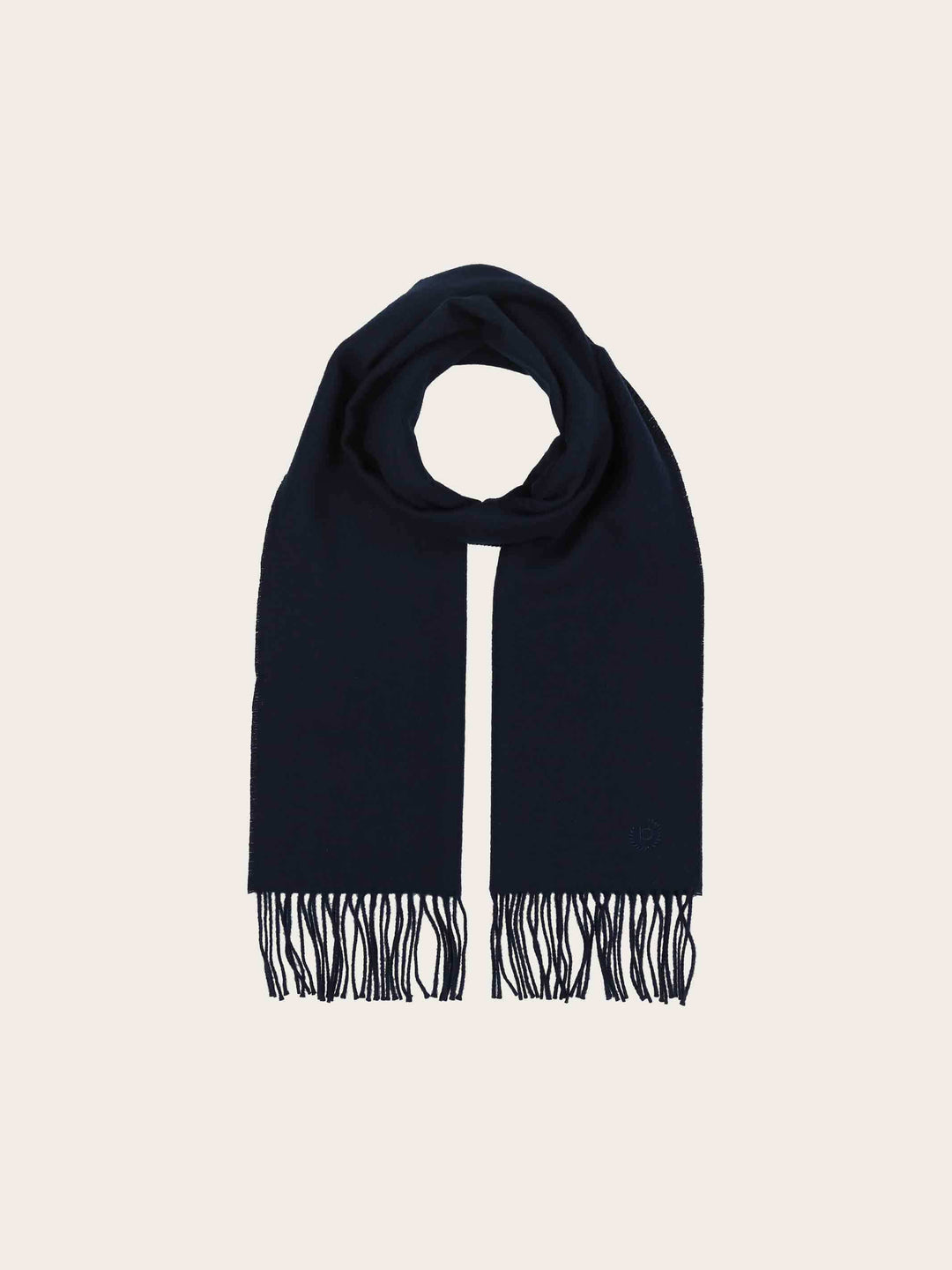 bugatti Geschenkset mit einfarbigem Beanie und Schal aus reiner Wolle