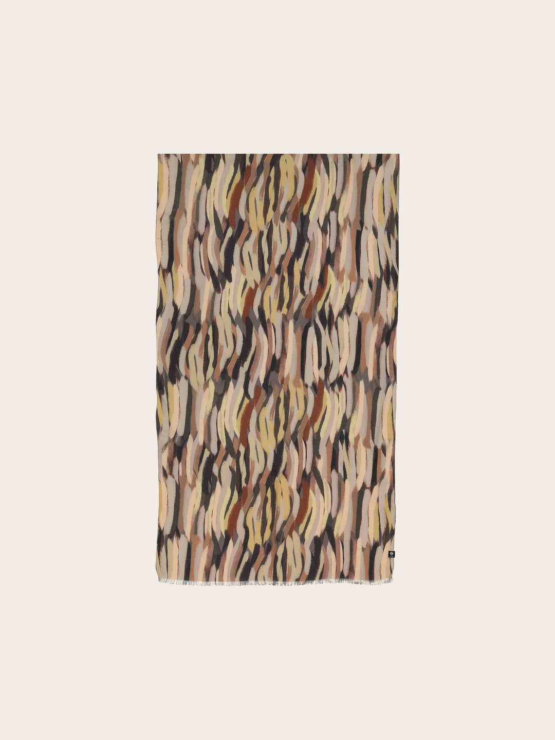 Sustainability Edition - Schal mit Streifen-Print aus Viskose