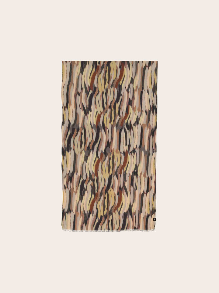 Sustainability Edition - Schal mit Streifen-Print aus Viskose