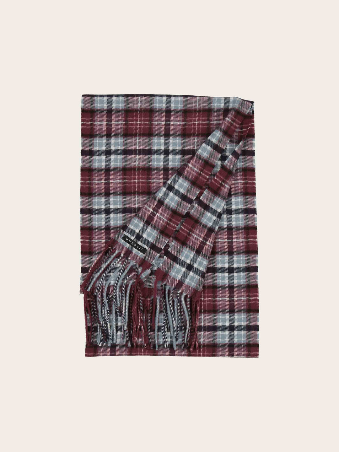 bugatti Cashminkschal mit Karomuster