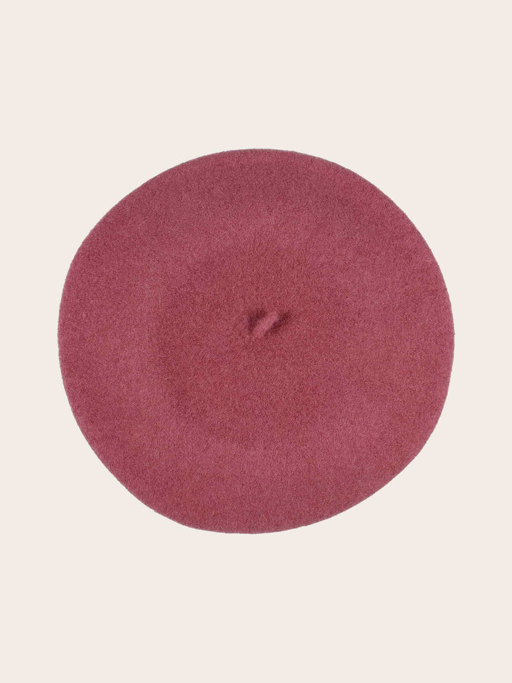 Klassische Loevenich Baskenmütze aus reiner Wolle