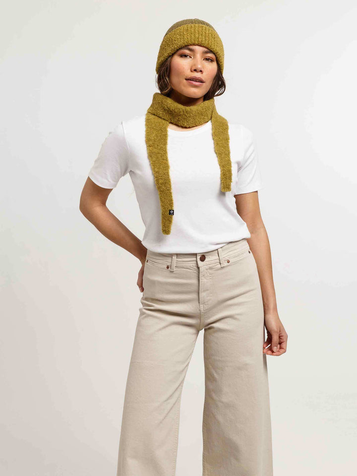 Sustainability Edition - Kuschelige Strickmütze mit farblich abgesetzter Krempe