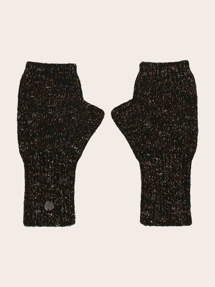 Gestrickte Stulpen mit Glitzer-Effekt