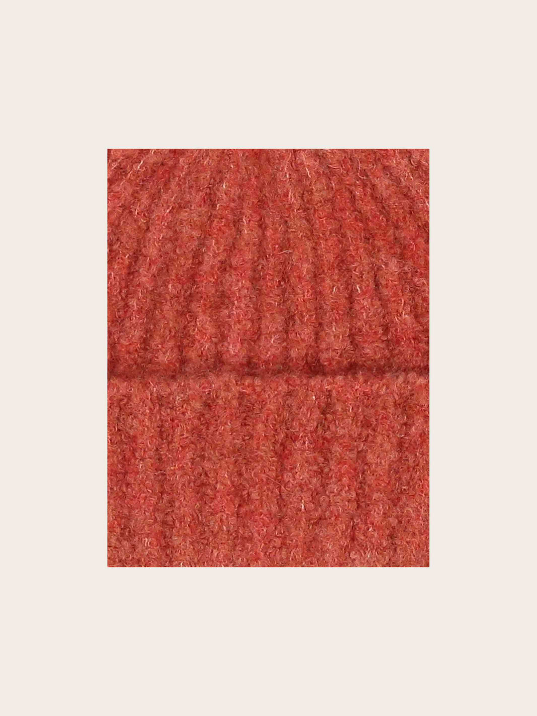 Kuschelige gerippte Strickmütze