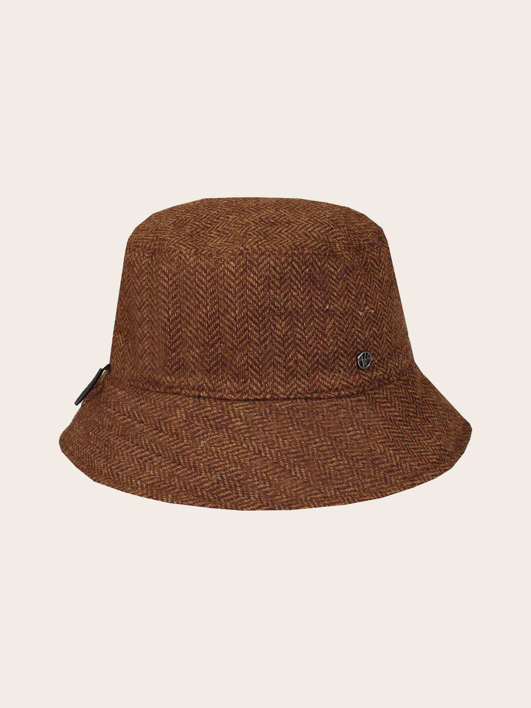 Gefütterter Loevenich Bucket Hat mit Fischgrät-Design