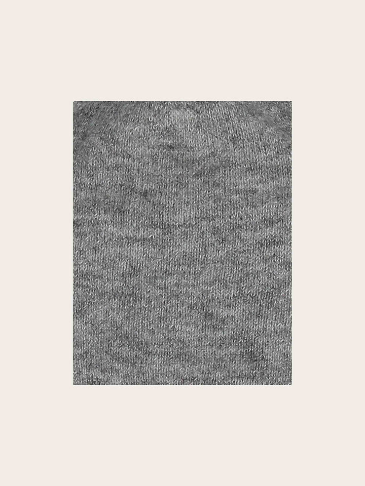 Einfarbige Strick-Beanie in Wollmischung