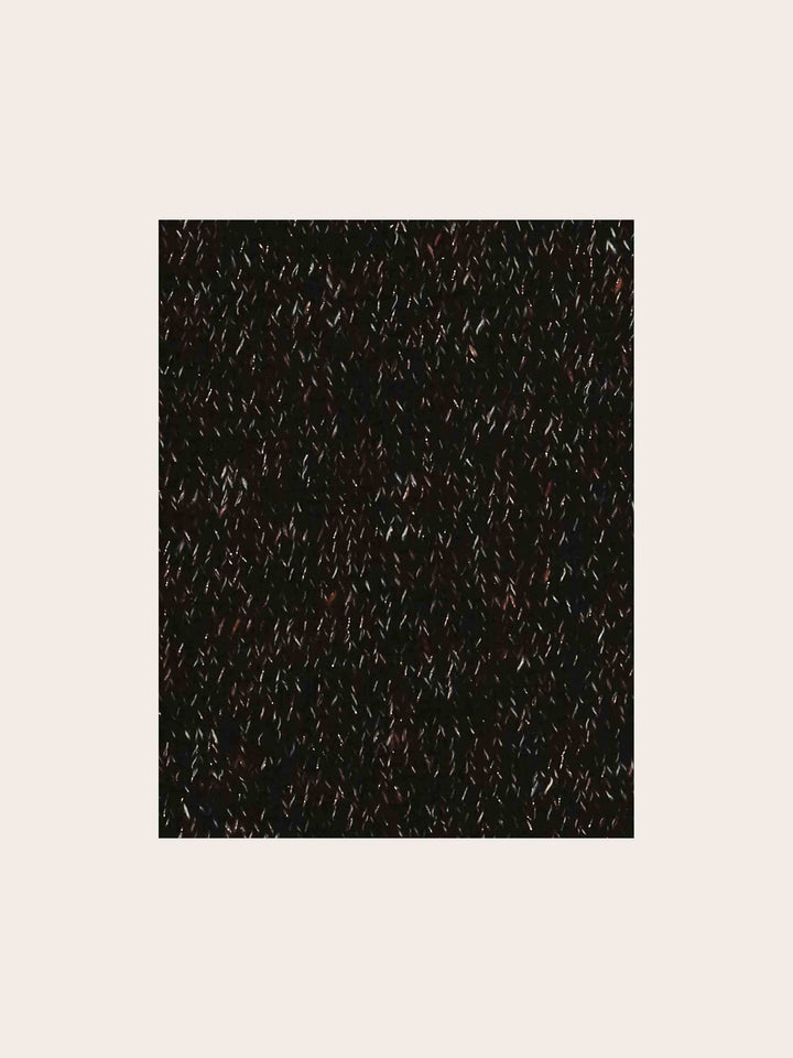 Melierter Strickschal mit Glitzer im Bias Cut