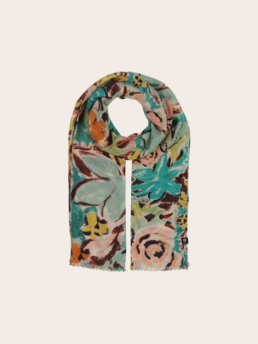 Sustainability Edition - Schal mit Blumen-Print aus Viskose