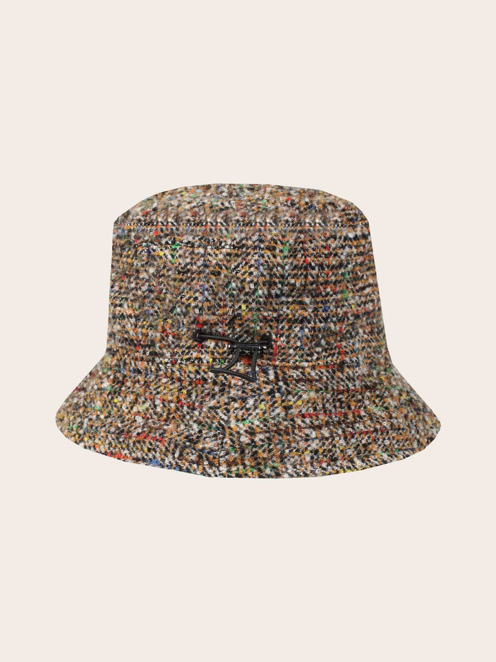 Gefütterter Loevenich Bucket Hat mit buntem Karomuster