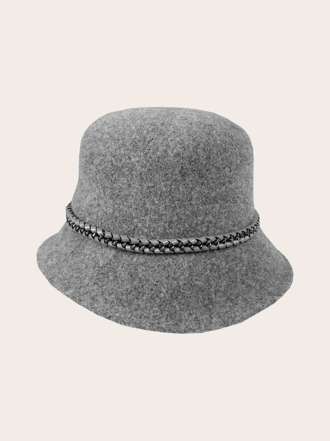 Loevenich Glockenhut aus Wollmischung mit Kettenbandbesatz
