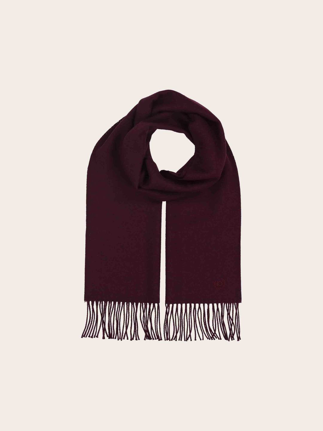 bugatti Geschenkset mit einfarbigem Beanie und Schal aus reiner Wolle