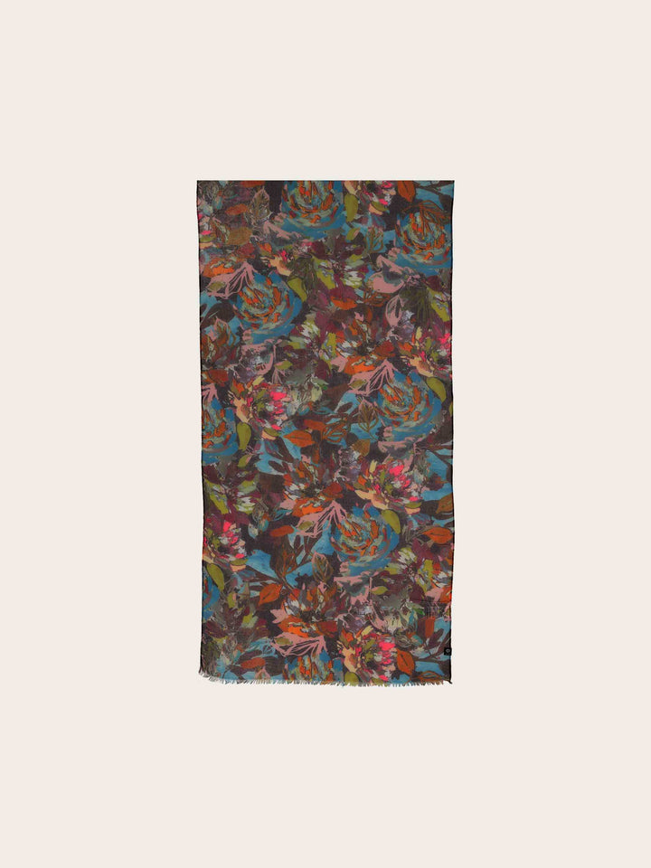 Sustainability Edition - Leichter Schal mit Allover Blumen-Print