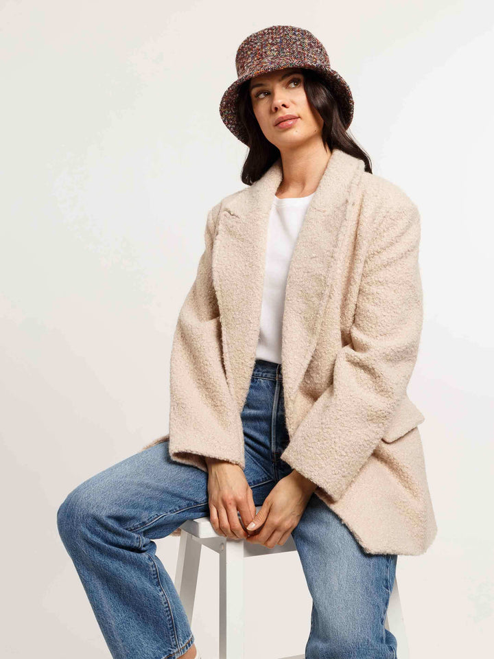 Gefütterter Loevenich Bucket Hat mit buntem Karomuster