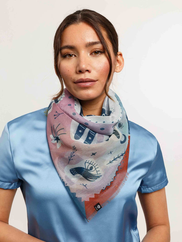 Sustainability Edition - Tuch mit mystischen Motiven