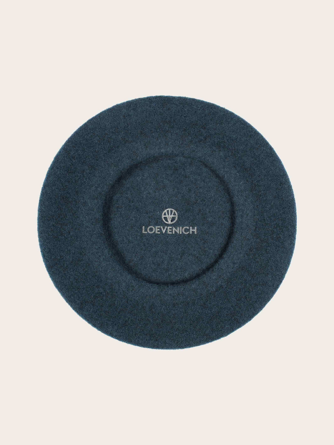 Klassische Loevenich Baskenmütze aus reiner Wolle