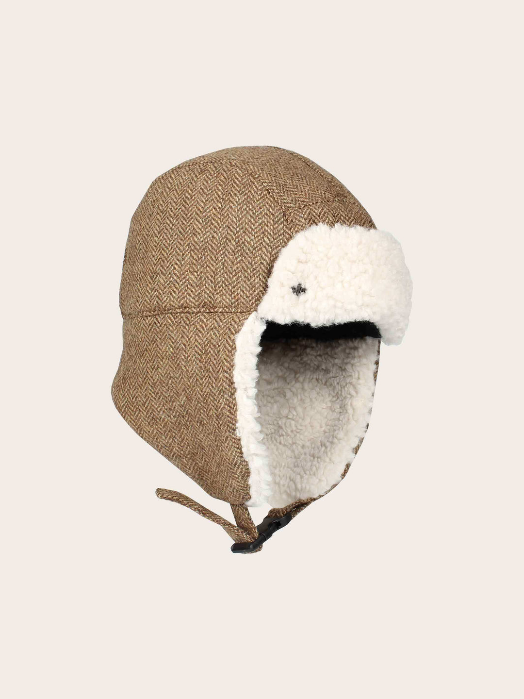 Loevenich Fliegermütze mit Ohrenklappen mit Fischgrät-Design