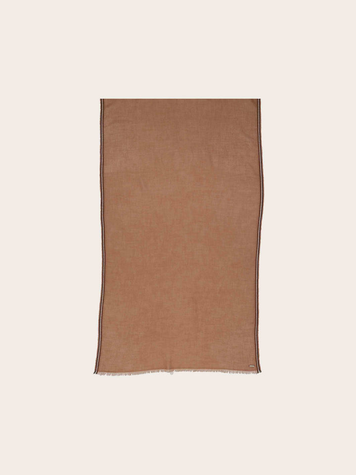 Leichter bugatti Schal mit bugatti-Flag-Rand